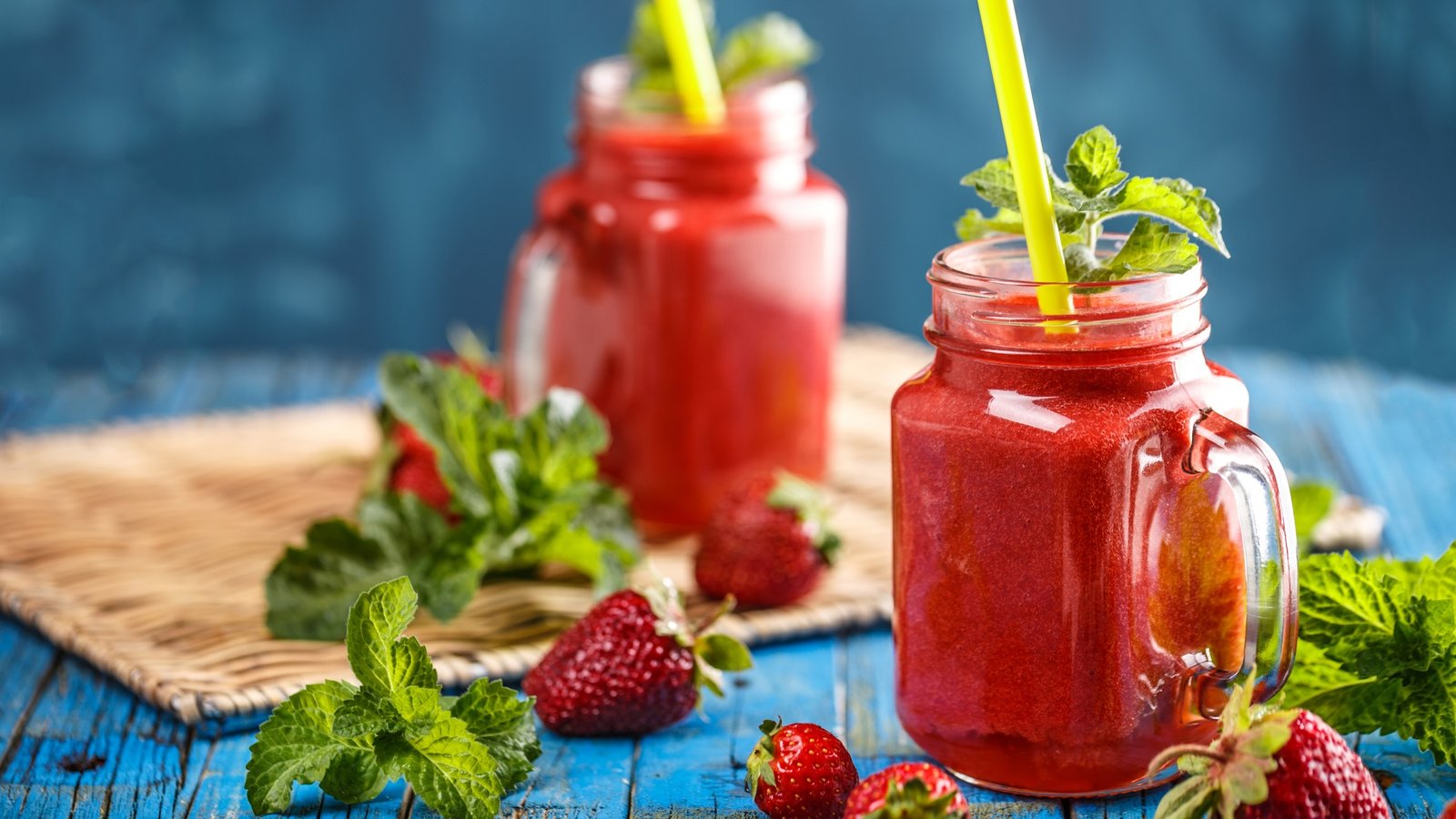 Smoothie Berry Fruit Smoothie Strawberry - hdwallpaper4k